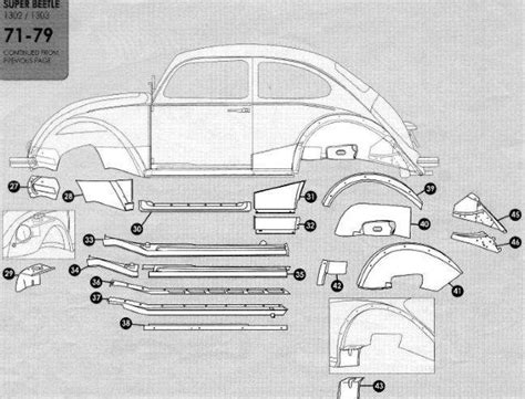 1971 super beetle sheet metal|Sheet Metal .